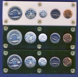 1958 UNITED STATES 90% SILVER PROOF SETS WINNER TAKE ALL  