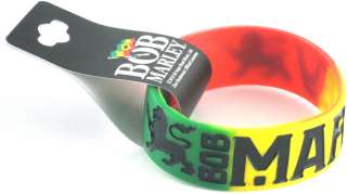 Bob Marley Lions Wristband Silicone Rubber Bracelet  