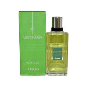 Vetiver Guerlain By Guerlain For Men 3.4 Ounce Edt Spray Refined Woody 