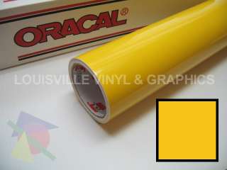 Roll 24 X 10yd Yellow Oracal 651 Sign Cutting Vinyl  