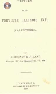 Civil War Illinois IL 40th Regiment Infantry genealogy  