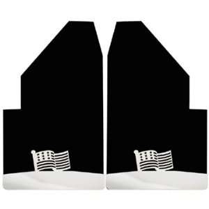   Accessories 1076 4 Universal Fit Rear American Flag Mud Flap   2 Piece