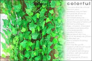5pcs*230cm Artificial Silk Green Wedding Vine Plant 16  