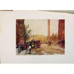   Northumberland Avenue London Antique Print C1916 Art