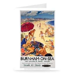  burnham on sea The favorite family resort   Greeting Card 