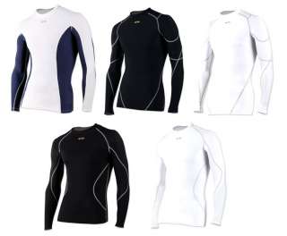 New Mens Muscle Compression Under Layer Tight Shirts   Long Sleeve 