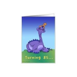  Geezer Saurus (85th Party Invitation) Card Toys & Games