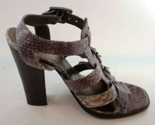 Victor Alfaro Brennan Grey Purple Leather Shoes NEW  