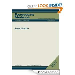 Panic Disorder (Postgraduate Medicine) JTE Multimedia  