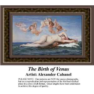  The Birth of Venus, Cross Stitch Pattern PDF  