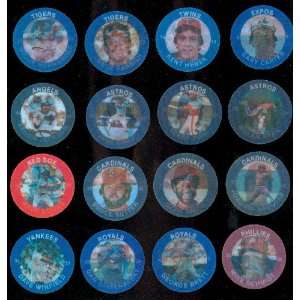  1985 7 11 Slurpee Southwest Baseball Disc Set Sports 