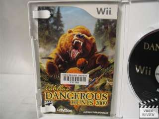 Cabelas Dangerous Hunts 2009 (Wii, 2008) 047875756878  