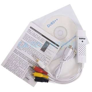 Easycap USB 2.0 Video TV DVD VHS DVR Audio Capture Adapter Card  
