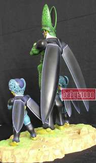   Cell & Cell Jr.Resin Statue vs Goku RESIN STATUE Hand made & Painted