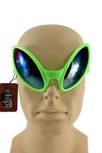 Green Alien Bug Sunglasses Outer Space Accessory  