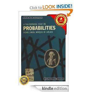 Philosophical Essay on Probabilities PIERRE SIMON  Kindle 