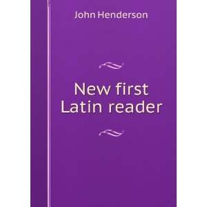  New first Latin reader John Henderson Books