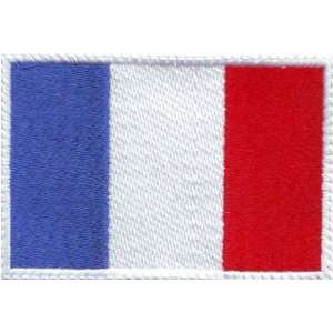 France Flag Embroidered Sew on Patch