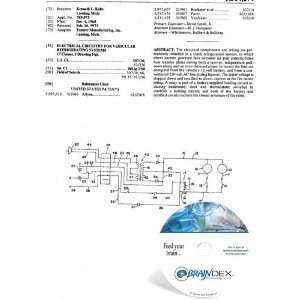   Patent CD for ELECTRICAL CIRCUITRY FOR VEHICULAR REFRIGERATING SYSTEMS