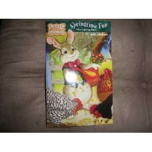  Springtime Fun Peter Cottontail Mini Coloring Book with 
