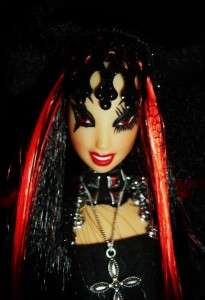 Rock Goth ~ Asian Kozi eve of destiny ~ OOAK Barbie doll  