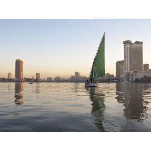 Felucca on the River Nile, Cairo, Egypt, North Africa, Africa Premium 