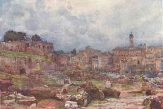 Italy Italia ROME.Roma.The Forum. Vintage View.1905  