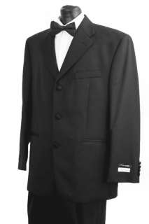 Calvin Klein 50L Mens Black Tuxedo Cashmere Blend 50 L  