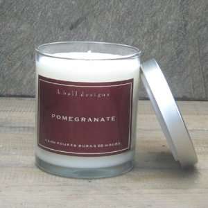  k. hall designs Pomegranate Vegetable Wax Candle 8oz