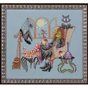  Come Sit A Spell   Cross Stitch Pattern Arts, Crafts 