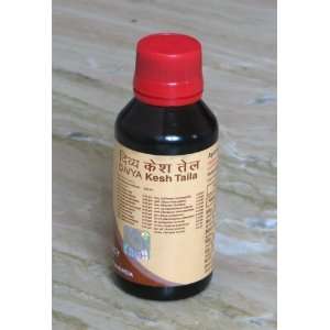 Divya Kesh Tail (Ayurvedic Herbal Hair Oil for Hair Loss, Dandruff and 