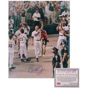 Cal Ripken Jr. Baltimore Orioles   Wave to Crowd   Autographed 16x20 