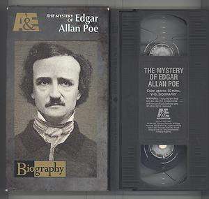 Biography The Mystery Of Edgar Allan Poe [VHS] (1997) A&E Home Video 