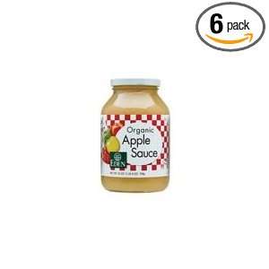 Eden Foods Applesauce, Og, 25 Ounce (Pack of 6)  Grocery 
