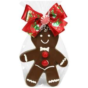 Golda & I Chocolatiers Large Gingerbread Man, 6 Ounce Bags (Pack of 2)
