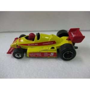  Yellow Goodyear Valvoline Matchbox Racing Team Car Toys & Games