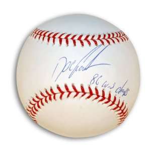  Dwight Doc Gooden Autographed MLB Baseball Inscribed 86 