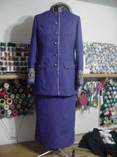 Custom made vestments; Female Clergy Suit  