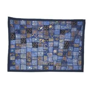  Pretty Wall Hanging Tapestry Old Sari Patch Work