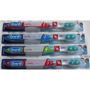  Oral B Cavity Defense Toothbrush Medium Set of 4 Health 