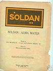 Soldan High School St. Louis MO Alma Mater Music 1925