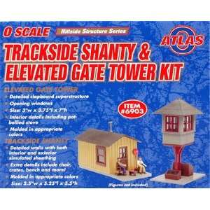   Trackside Shanty & Elvtd Gate Tower Kit (Trains) Toys & Games