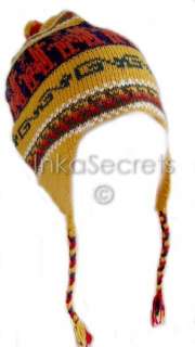 WHOLESALE LOT 25 Alpaca Wool Chullo Ear Flap Hat  