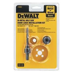   DEWALT D180003 Bi Metal Door Lock Installation Kit