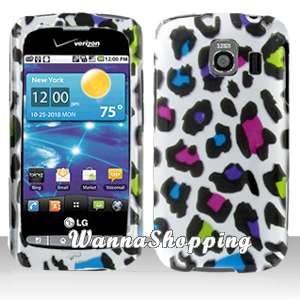 Hard SnapOn Phone Cover Case FOR LG VORTEX VS660 Verizon LEOPARD CO 