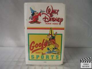 Goofy Over Sports VHS Walt Disney Home Video  