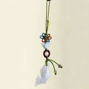 Mini Jade Ornament/hanger   Abundance   Fish
