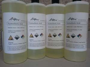 Hydrochloric Acid HCL Muriatic 15% 1 gallon Tech grade New low Price