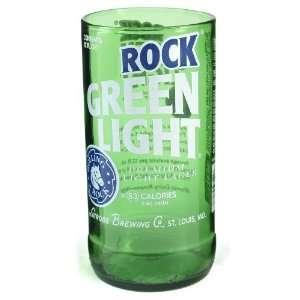  Rolling Rock Light Beer Bottle Tumbler Glassware Set 4 