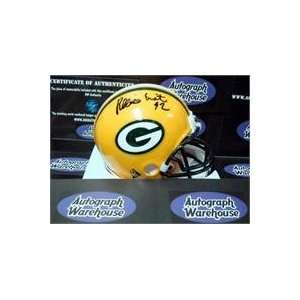  Reggie White autographed Football Mini Helmet (Green Bay 
